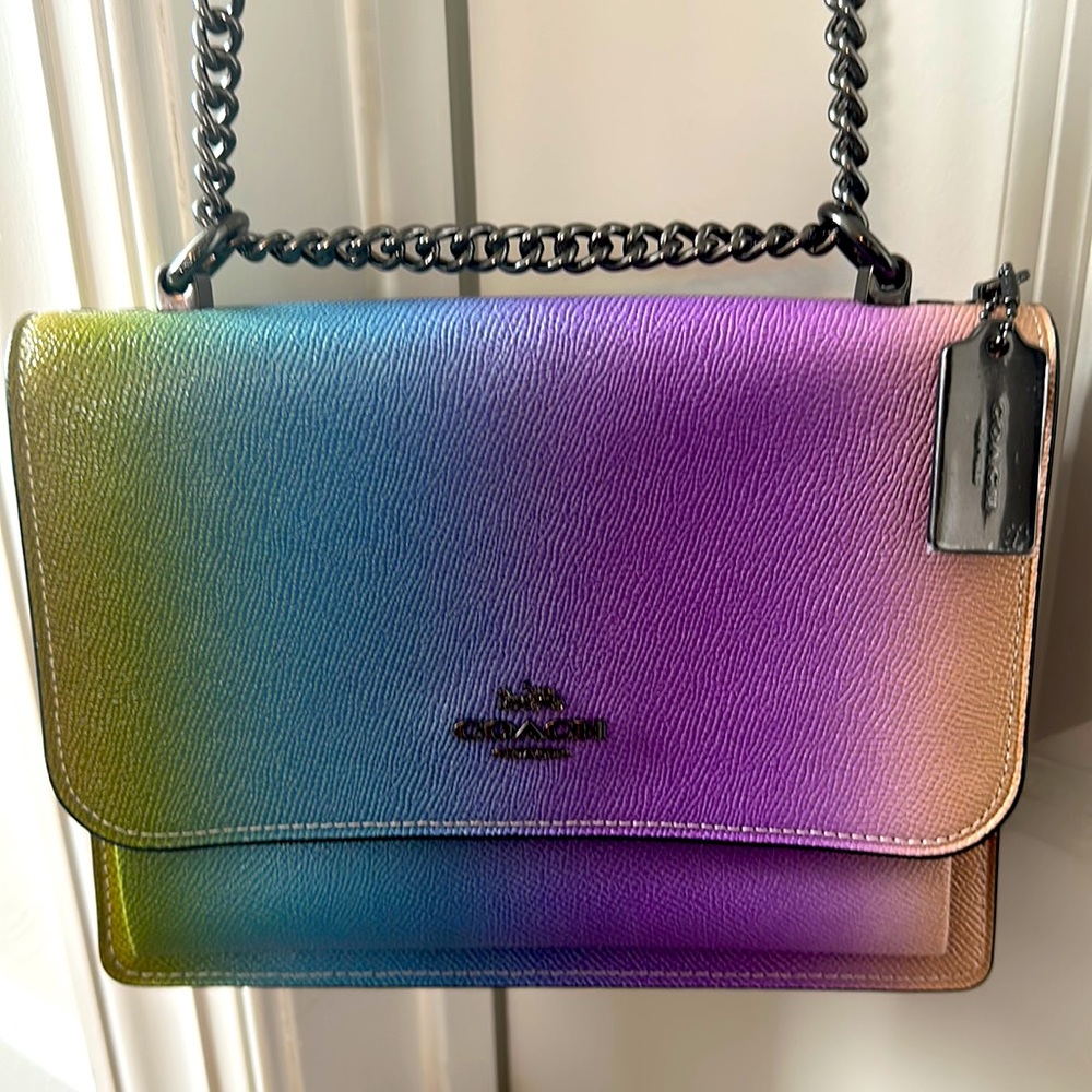Coach purse (rainbow color)